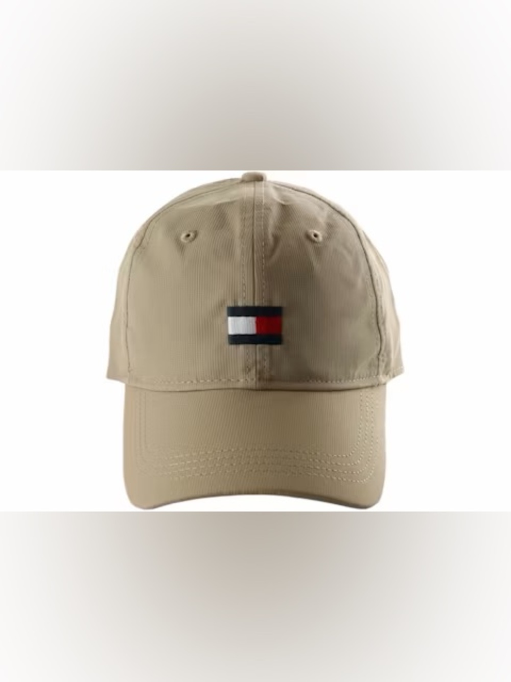 Tommy Hilfiger Khaki Flag Logo Baseball Cap NWT